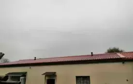 Dach świetlica wiejska w Nielepie