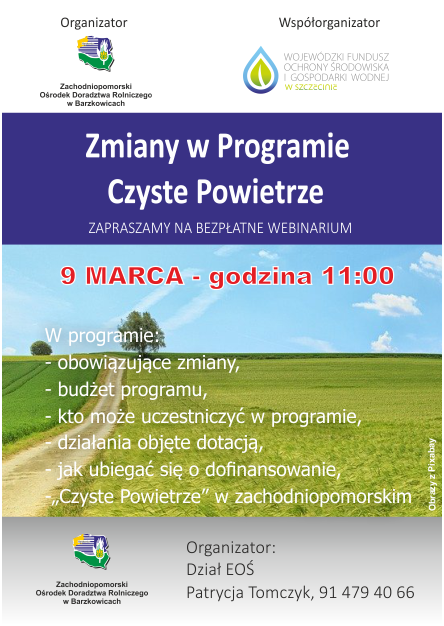 „Zmiany w Programie Czyste Powietrze”